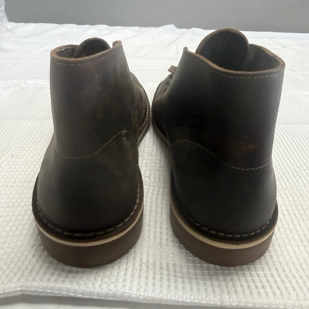 Clarks Desert Bushacre Boot Mens 10.5M Chukka Distressed Leather 15522 Brown New